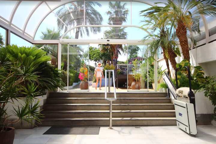 Interior entrance