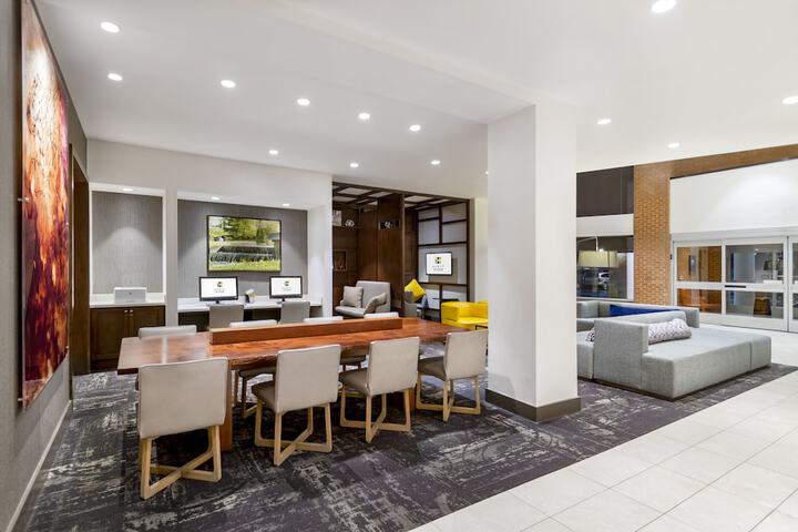 Lobby sitting area