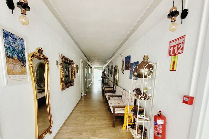 Interior entrance