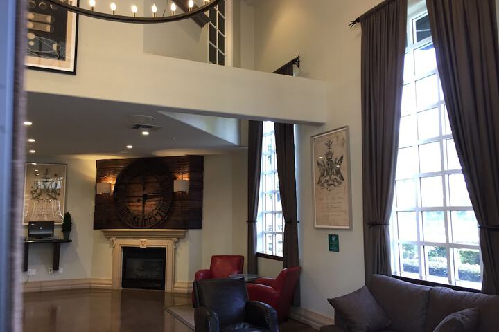 Interior entrance