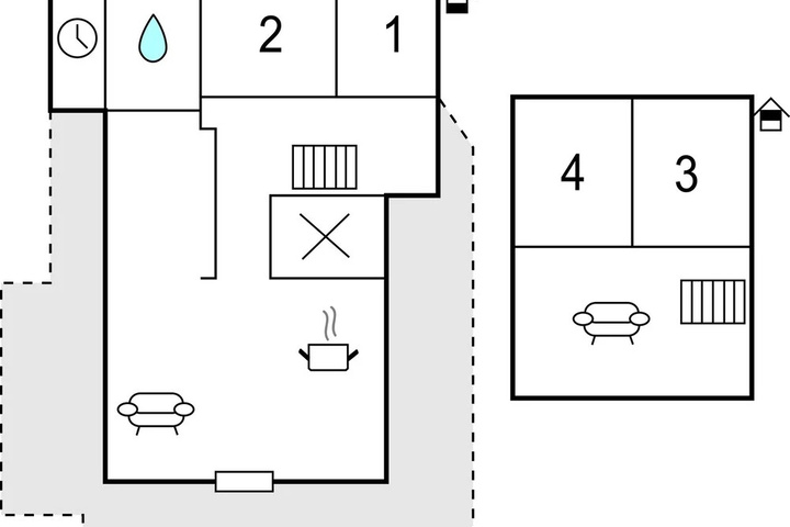 Nice Home in Hebnes With 4 Bedrooms and Wifi