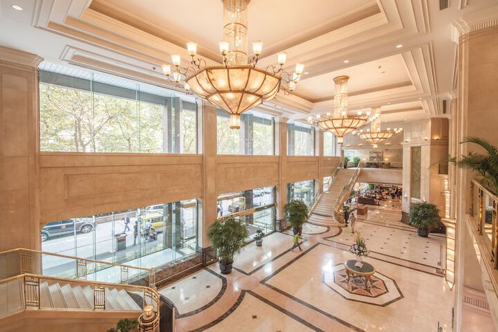 Interior entrance