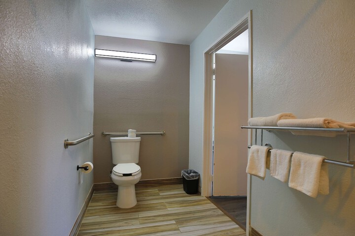 1 Queen Bed ADA Accessible Roll in Shower (12 of 17)