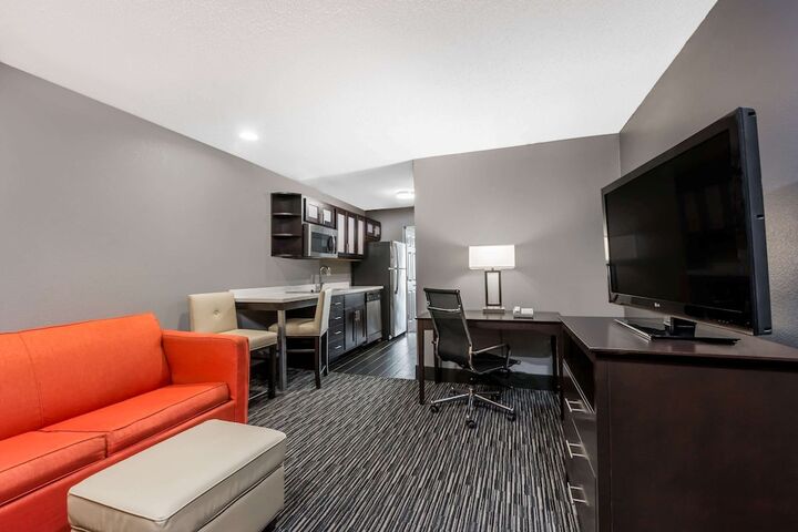 1 King Bed 1 Bedroom Accessible Studio Suite with Roll in Shower (7 of 8)