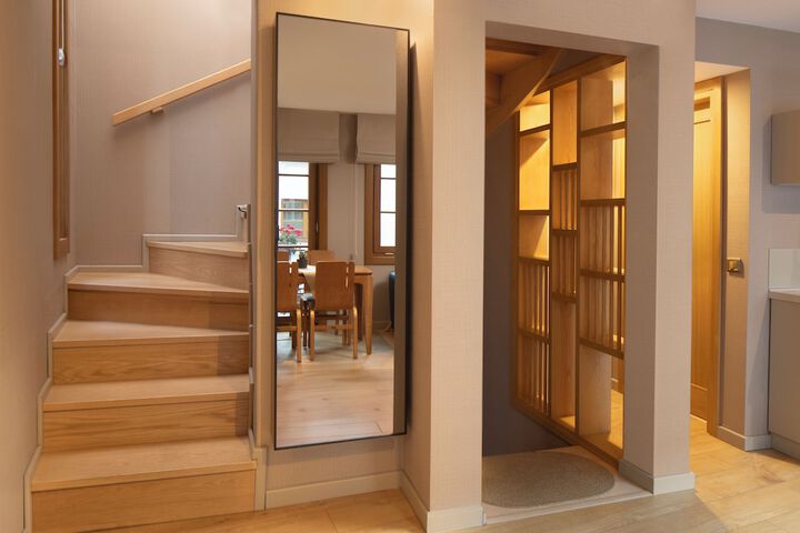 Interior entrance
