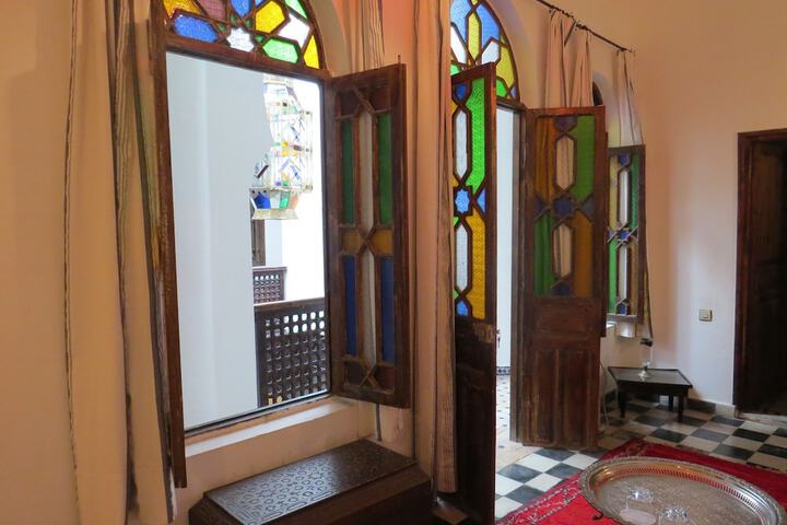 Interior entrance