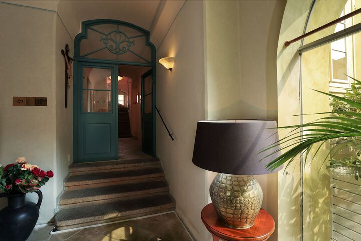 Interior entrance
