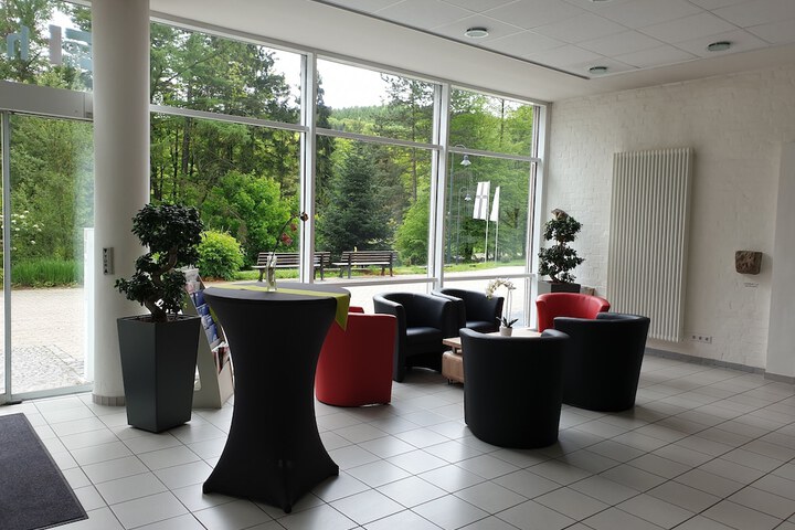 Interior entrance