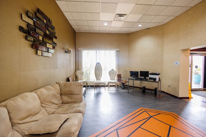 Lobby sitting area