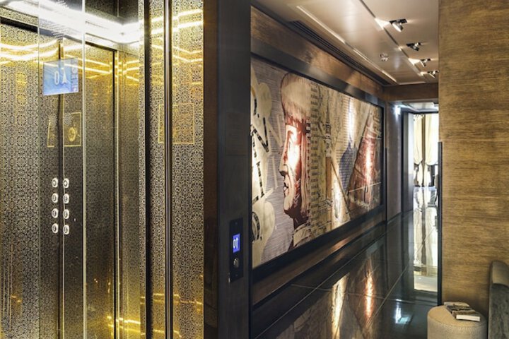 Interior entrance