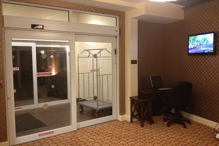 Interior entrance