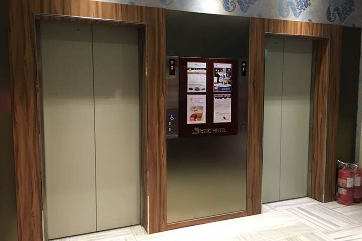 Interior entrance