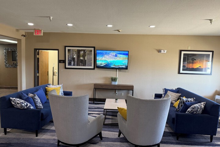 Lobby sitting area