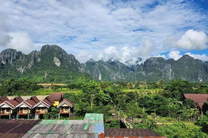 Exterior of Vang Vieng Sky Mountain View Hotel