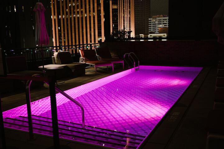 Rooftop pool