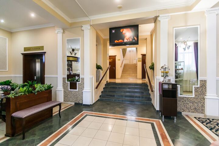 Interior entrance