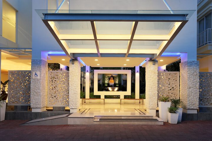 Interior entrance