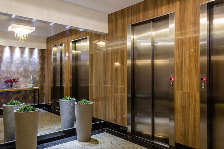 Interior entrance