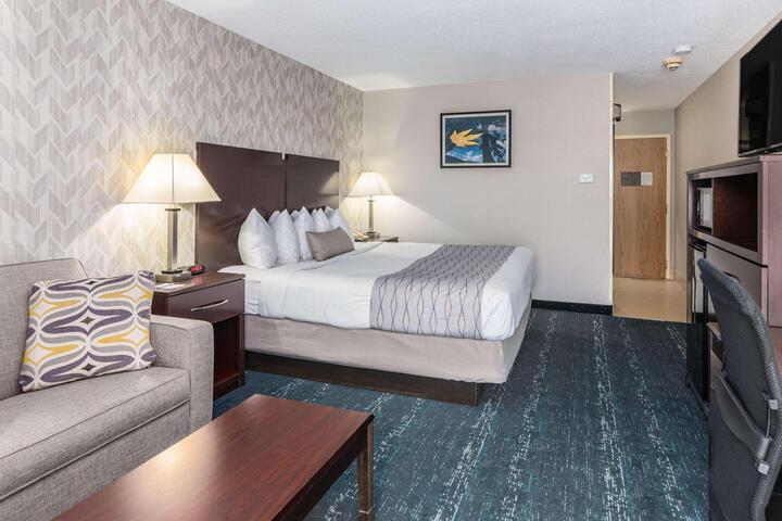 1 King Accessible Bathtub Microwave and Refrigerator Full Breakfast (6 of 10)