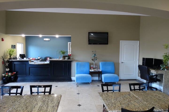 Lobby sitting area