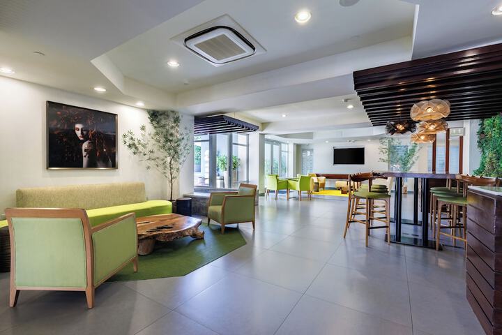 Lobby sitting area