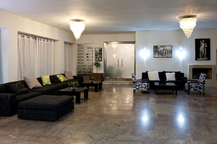 Lobby sitting area