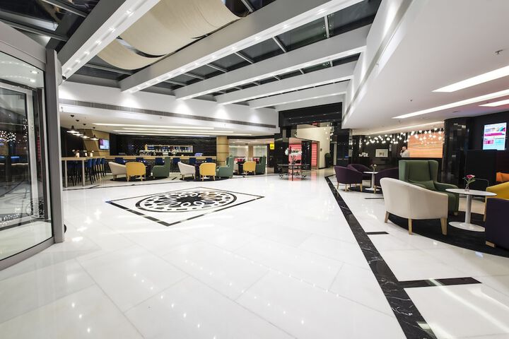 Interior entrance