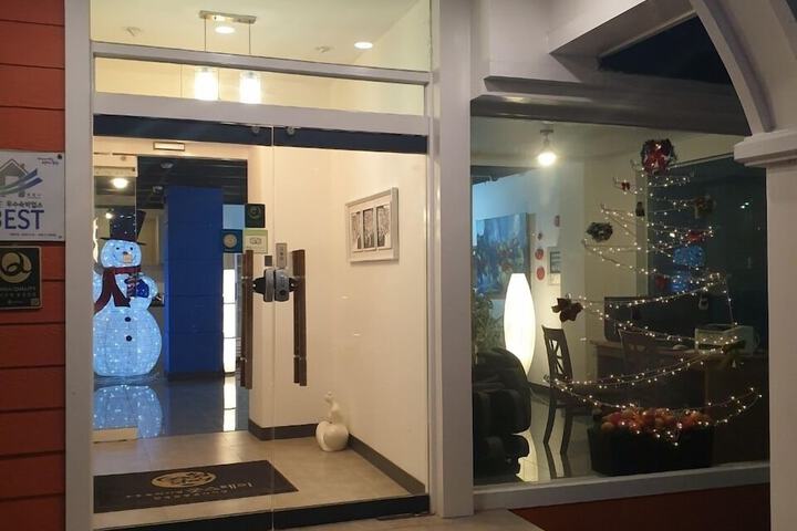 Interior entrance