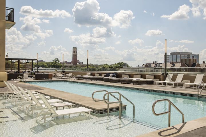 Rooftop pool