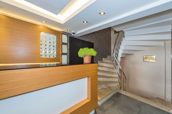 Interior entrance
