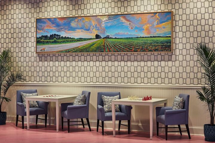 Lobby sitting area