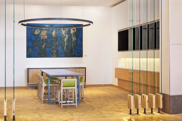 Lobby sitting area