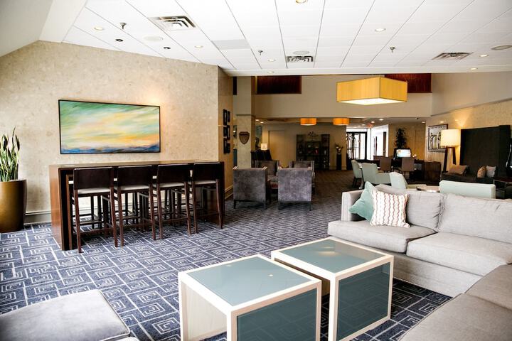 Lobby sitting area
