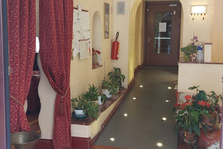 Interior entrance