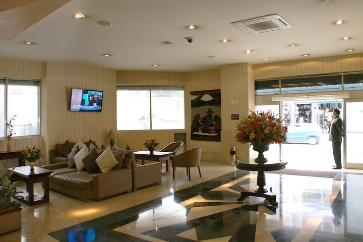 Lobby sitting area