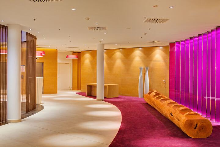 Interior entrance