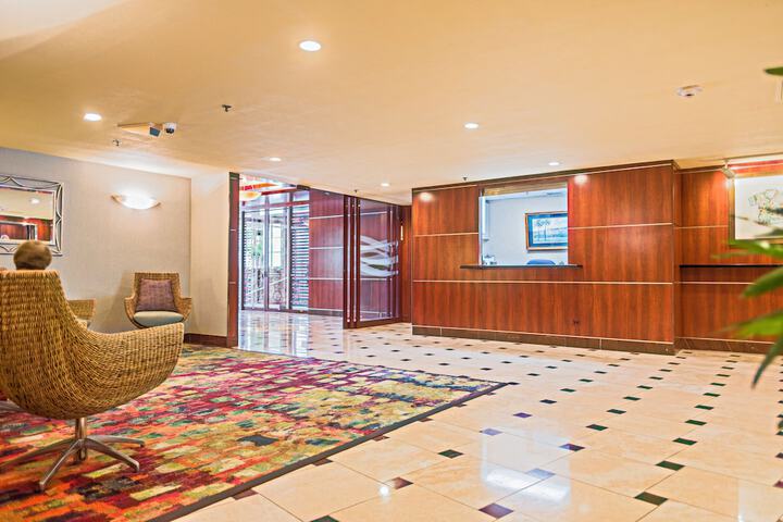 Interior entrance