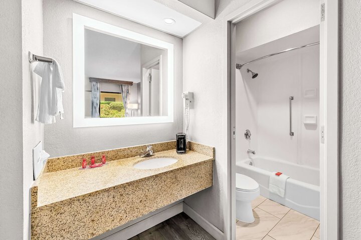 2 Double Beds Pet Friendly Room, Microwave and Refrigerator WiFi Full Breakfast (7 of 11)