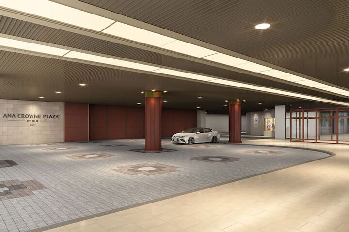Interior entrance