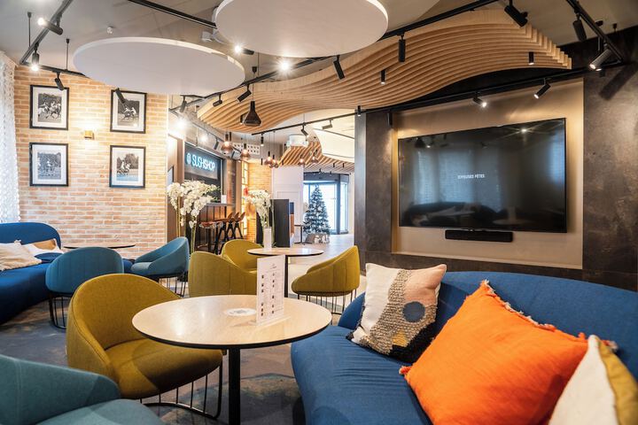 Lobby sitting area