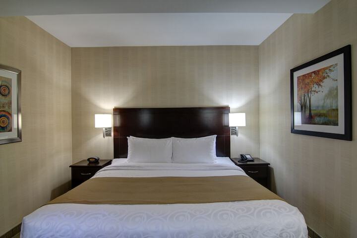 1 King Accessible Comm Assist Roll in Shower Microwave, Refrigerator WiFi Full Breakfast (17 of 25)