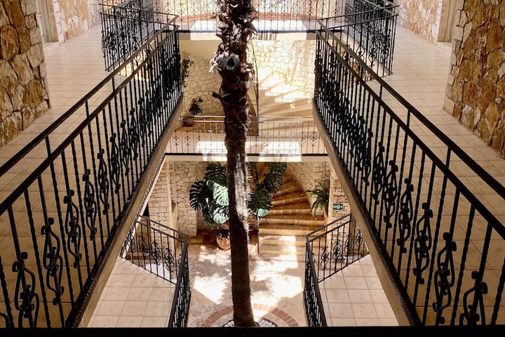 Interior entrance