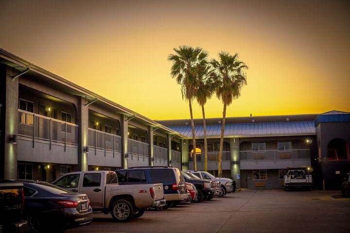 Front of property - evening/night