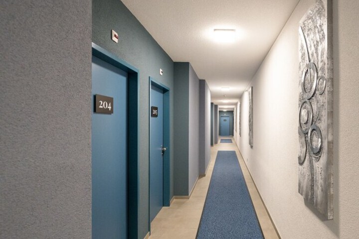 Interior entrance