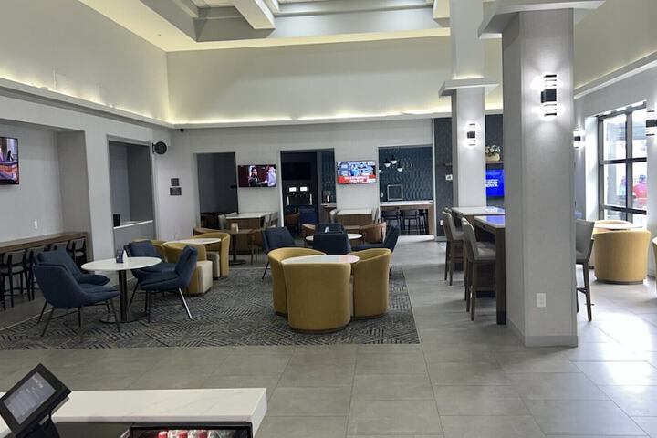 Lobby sitting area