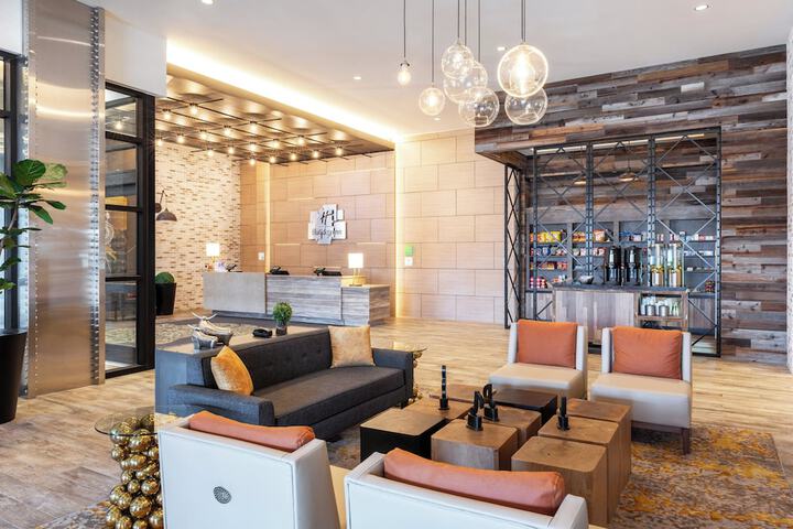 Lobby sitting area