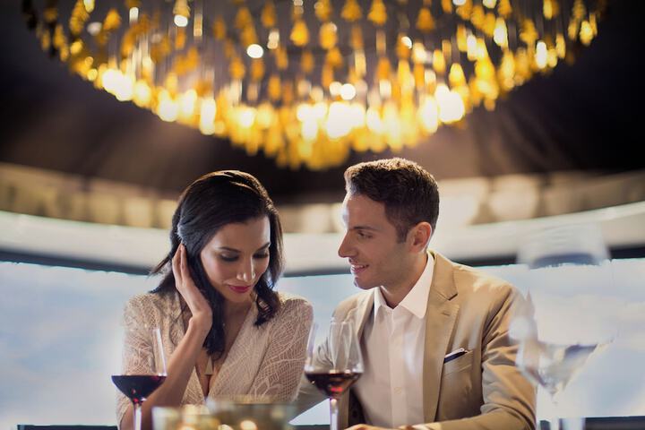 Couples dining