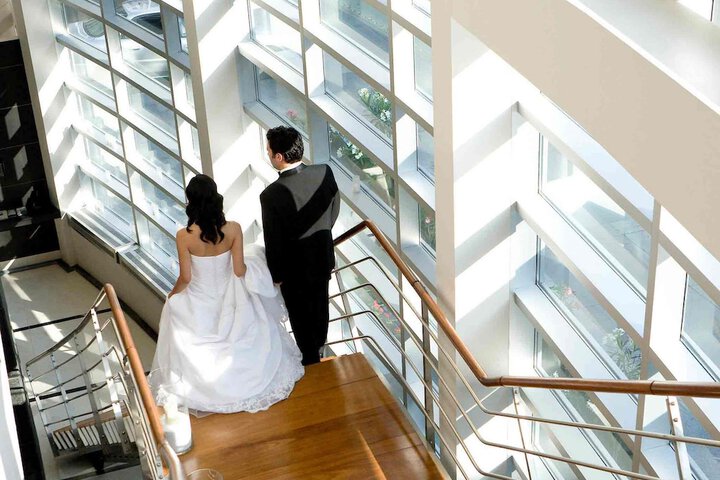 Indoor wedding