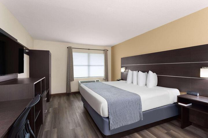 1 King Bed Mobility Hearing Impaired Accessible Room Roll in Shower (12 of 24)
