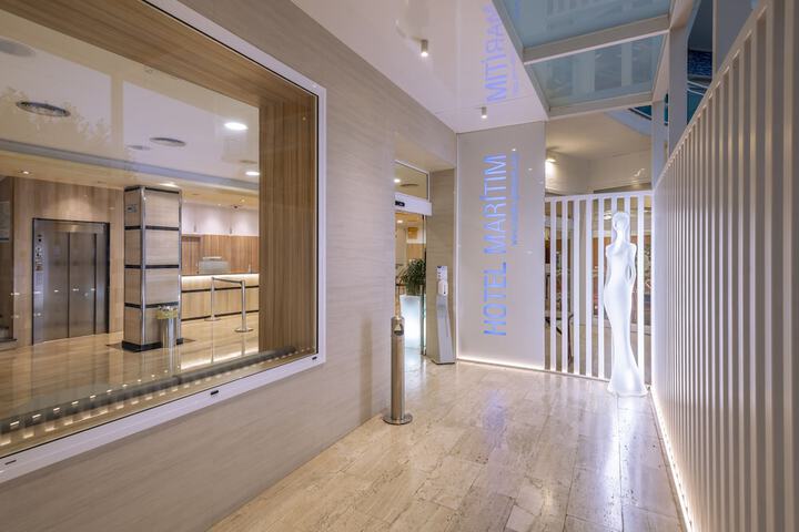 Interior entrance
